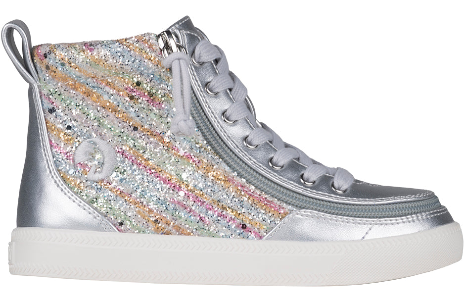 Silver sequin high tops sale