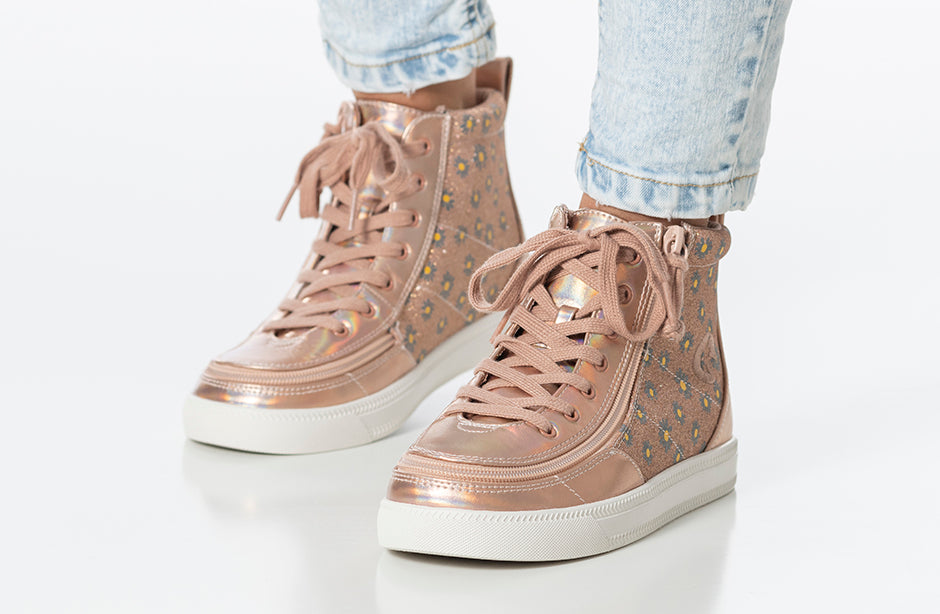 Gold Daisy Classic Lace High – BILLY Footwear
