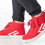 FINAL SALE - Men's Red/White BILLY CS Sneaker High Tops